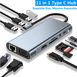 Adapter Type-C 11 në 1 MIICAM