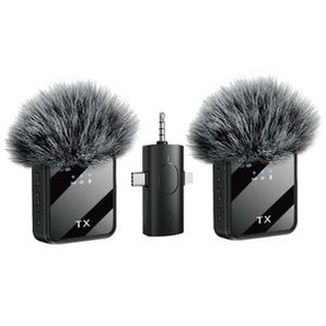 Mikrofon Wireless F11, set 2 copë