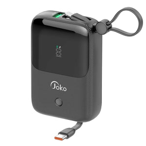 Powerbank Earldom PD51, 10.000mAh, 22.5W, 2 kabllo te integruara