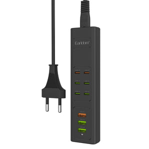 Kabllo Vazhduese Earldom SC24, 3x USB-A - 6x USB-C, 55W