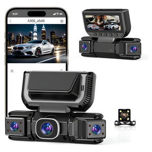 Kamerë DVR Dashcam me 4 kanale – pamje 360°, 1080P