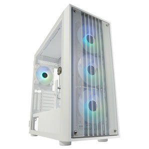 Kasë LC-Power Gaming 810W Bright_Crawler_X, Mid-Tower, e bardhë