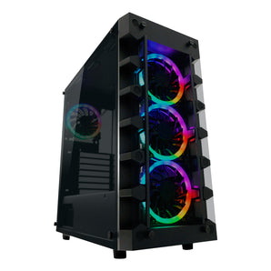 Kasë LC-Power Gaming 709B Solar_System_X, Mid-Tower, e zezë