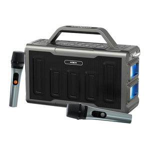 Altoparlant portativ MOXOM MX-SK89, 120W, 12000mAh, me 2 mikrofonë wireless