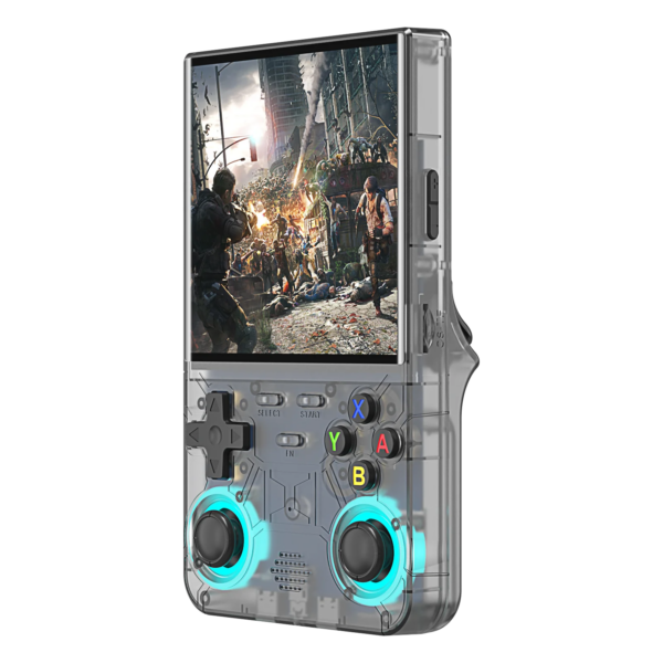Astro R36 Heat Konzolë portative R36 Ultra, 4″, 64GB, me 26,000 lojëra, e zezë – Stuhia