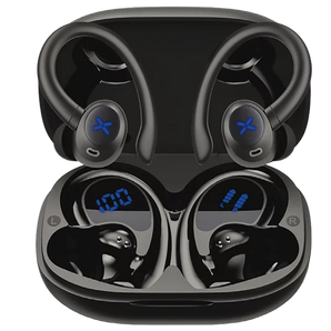Proove X-Go TWS слушалки со отворени уши, IPX5, со апликација, црни
