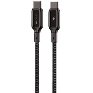 Kabllo karikimi Proove Dense Metal Type-C në Type-C, 60W, 1m
